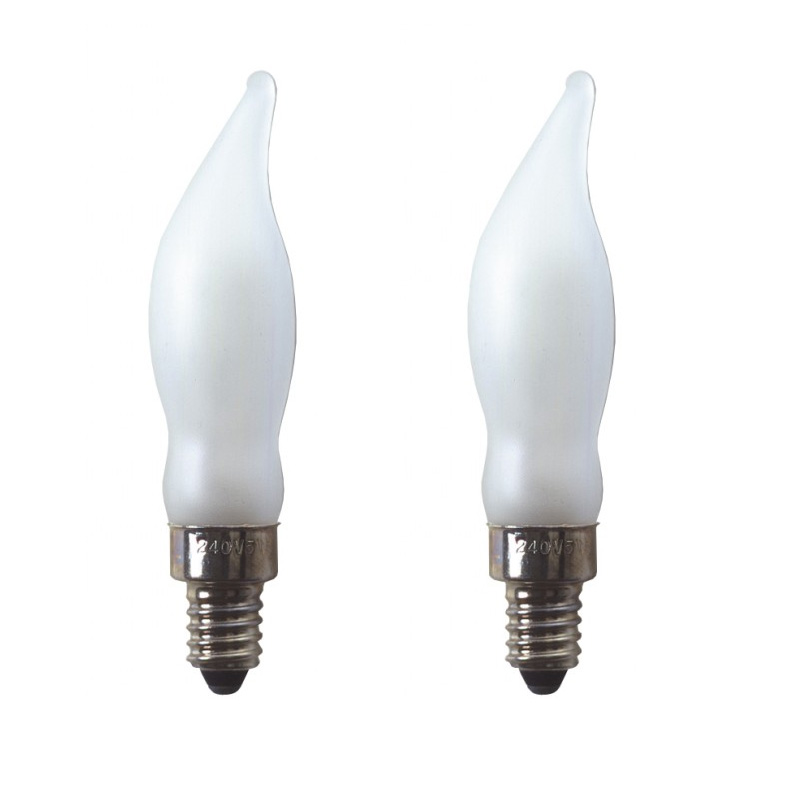LED Kerzenlichterkette - Baumkerzen - 25 warmweiße LED - E10 Fassung - L:  16,8m - für Innen