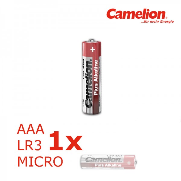 Batterie Mignon AAA LR3 1,5V PLUS Alkaline - Leistung auf Dauer