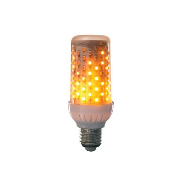 Fire LED PRO - Flammenlampe klar - simuliert loderndes Feuer - E27 - 465 Lumen